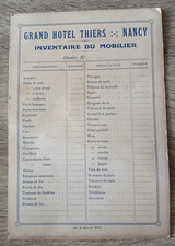 grand HOTEL THIERS NANCY