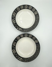 2 Assiettes Creuses Scraffito