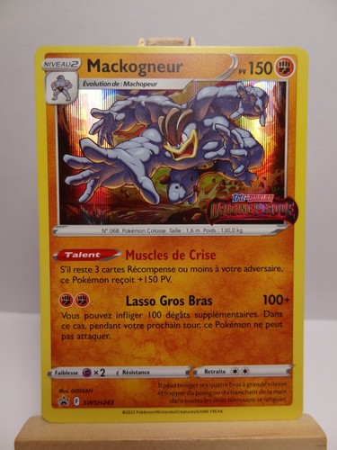 Carte pokémon mackogneur - pokémon,