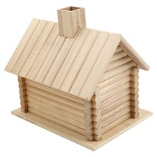 Maison à oiseaux extérieure en bois avec touche élégante parfaite pour tout