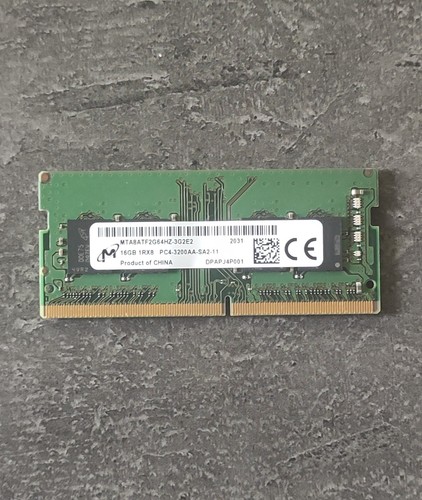 Ram micron 16gb - ddr4, so-dimm