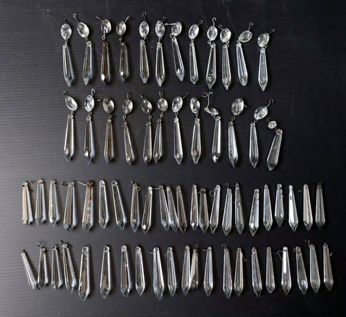 Lot pampilles fleches verre - 65,