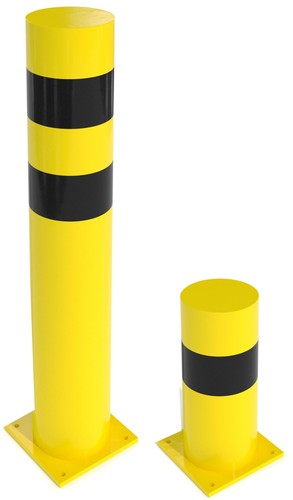 Poteau sécurité acier - poteau, de