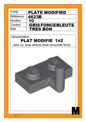 X10 plate modified - modified, 1x2