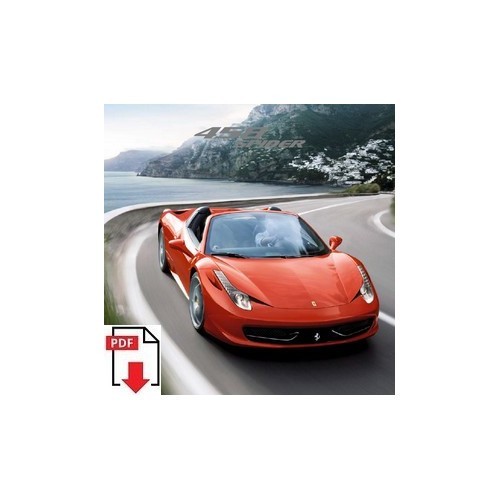 Brochure 2011 ferrari 458 - brochure,