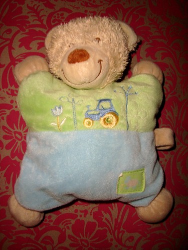Doudou coussin ours tex - ,