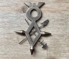 Grande Croix du Sud Touareg Agadez "AÏR" en argent massif Niger ou Tasilit Alger