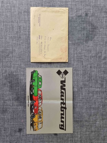 Brochure automobile wartburg - brochure,