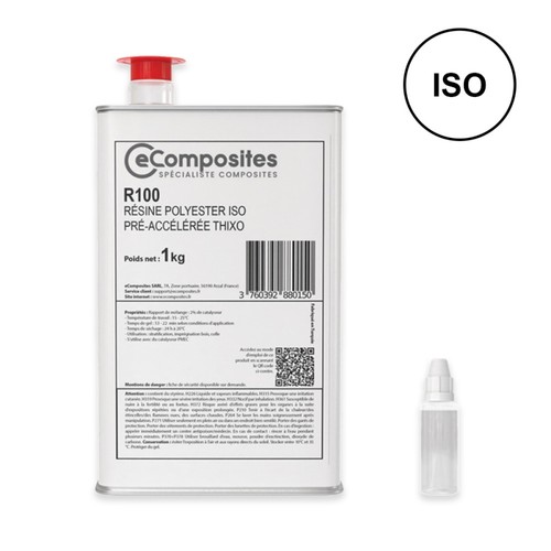 Résine polyester iso - kg,