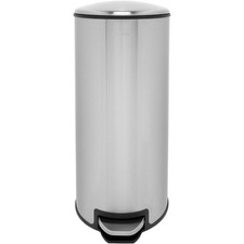 Poubelle manuelle ESSENTIELB ronde 30L inox à pédale