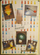 AFFICHE LUMINAIRES ITALIE