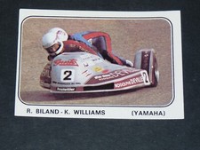 #150 BILAND WILLIAMS SUISSE SIDE-CAR YAMAHA PILOTE ALBUM PANINI MOTO SPORT 1979
