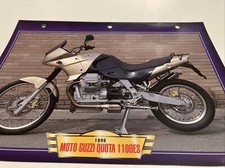 Moto Guzzi 1100ES Quota 1999 1100 ES fiche carte moto passion collection Atlas