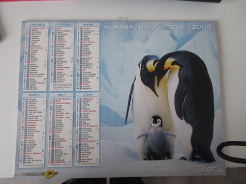 Calendrier poste - la,