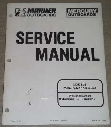 Manuel service moteur - manuel, du