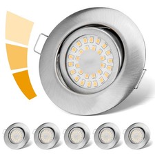 Spots LED encastrables 230V plats à intensité variable Spots LED à 3 niveaux d
