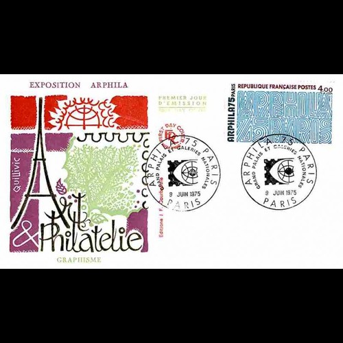 Fdc arphila 75 grand - jf, 75,