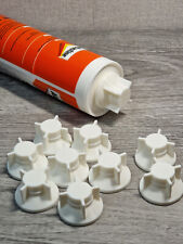 Lot de 10 bouchons pour cartouche de silicone / colle / mastic