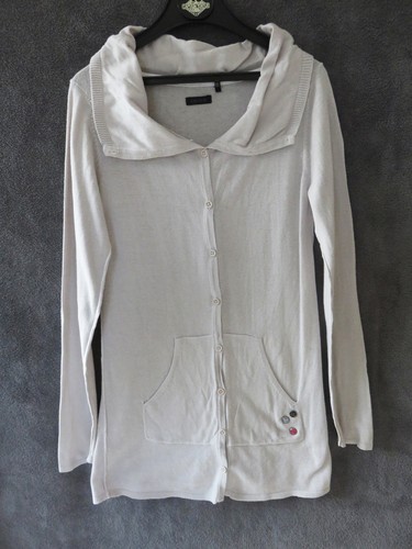 Gilet long beige ikks - ♥,