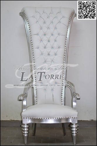 Fauteuil trône louis - trône, xv