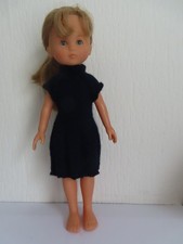 DERNIER  vetement pour poupée  les cheries 33 cm robe  bleu marine NEUF