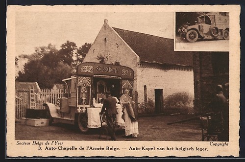 Carte postale camion avec