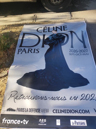 Grande affiche céline - grande, dion