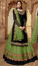 Robe Anarkali Ethnique Designer Brodée Bollywood Indienne