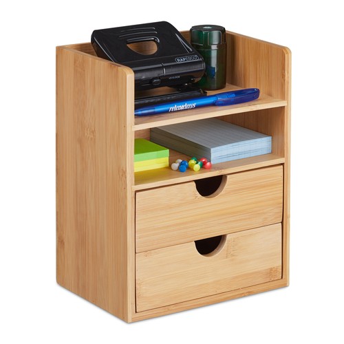Organiseur bureau bambou - de,