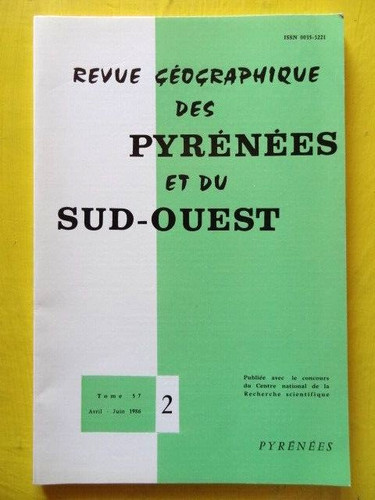 Revue géographique pyrénées - revue,
