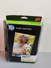 6 x Cartouches d'encre d'Origine HP 363 Photosmart C5180 C6180 C7180 C7280 Neuf