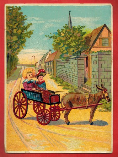 Chromolithographie 4cm x - chromolithographie(,