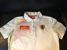 Polo Scuderia Ferrari Blanc Alonso Taille S