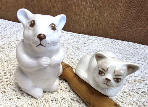 Figurines chat hamster - figurines, et