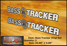 Bass Tracker Boat Vinyl Decal
