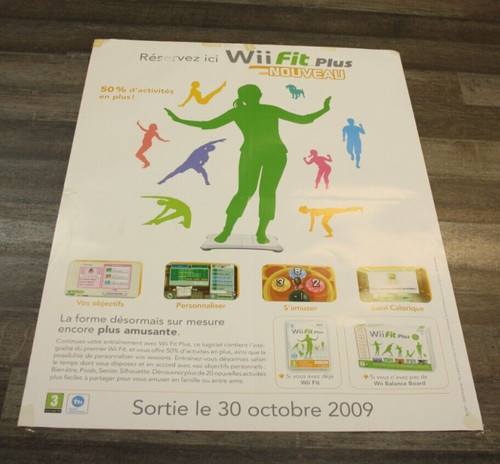 Plv wii fit plus affiche - ,