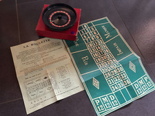 JEUX DE ROULETTE russe   AVEC SA BILLE et ses plateaux + boite  VINTAGE TBE