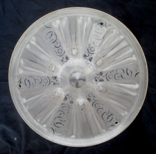 MULLER-Frères - Vasque / Lustre / Suspension en verre satiné  ,Art Déco- 1930