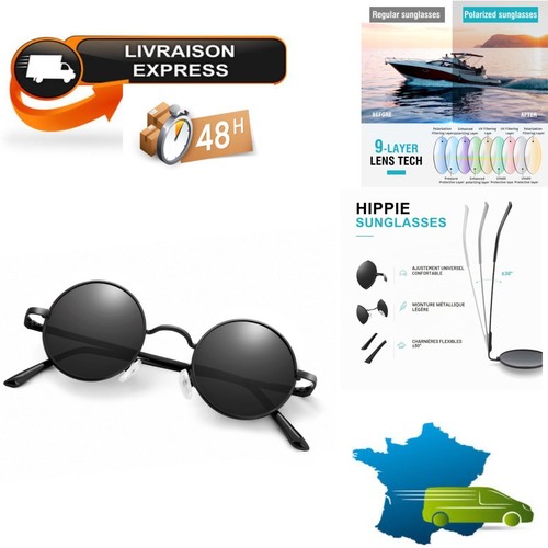 Lunettes soleil rondes - de,