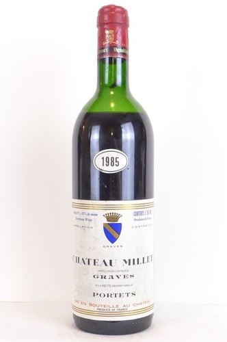 Graves château millet - millet, rouge