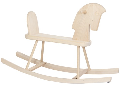 Cheval bascule bois hêtre - bois,