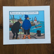 HERGE-MOULINSART 2010 L'ILE NOIRE Litho Planche 42 Strip 15