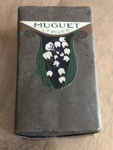 Ancienne boite vide muguet - ancienne,
