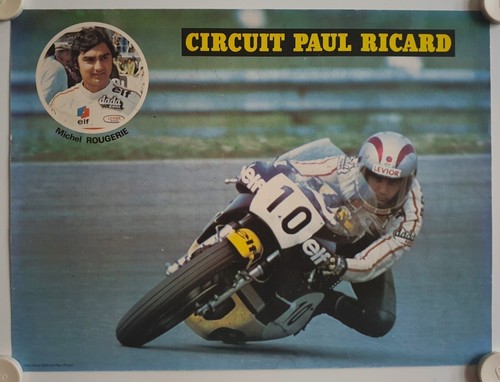 Affiche course moto michel - affiche,