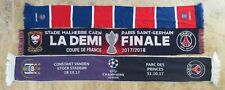 Lot 3 écharpe PSG PARIS SAINT-GERMAIN vs Anderlecht Caen supporter scarf