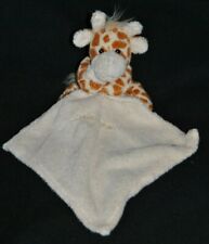 🍀Peluche CREDIT MUTUEL Doudou Girafe Mouchoir Brodé 12 Cm Assis TTBE