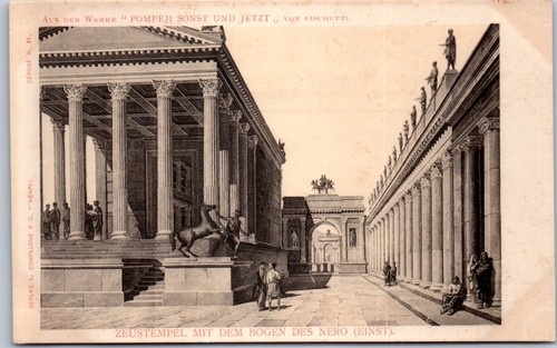 Italie pompei carte postale - pompei,