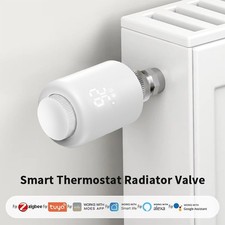 Thermostat de vanne de radiateur programmable pour ZigBee avec fonctions voix et