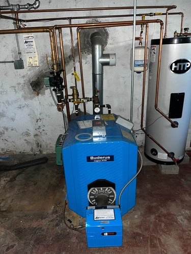 Oil fired boiler - oil-fired,