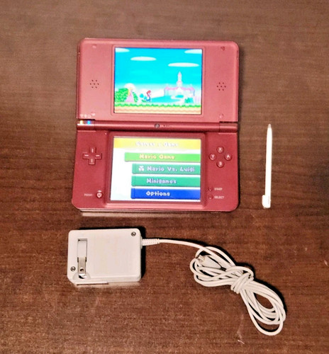 Nintendo dsi burgundy - xl, red